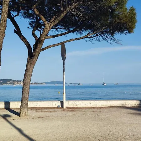 Daire Sur La Grande De La Ciotat, Calme, Climatise, Avec Garage Prive